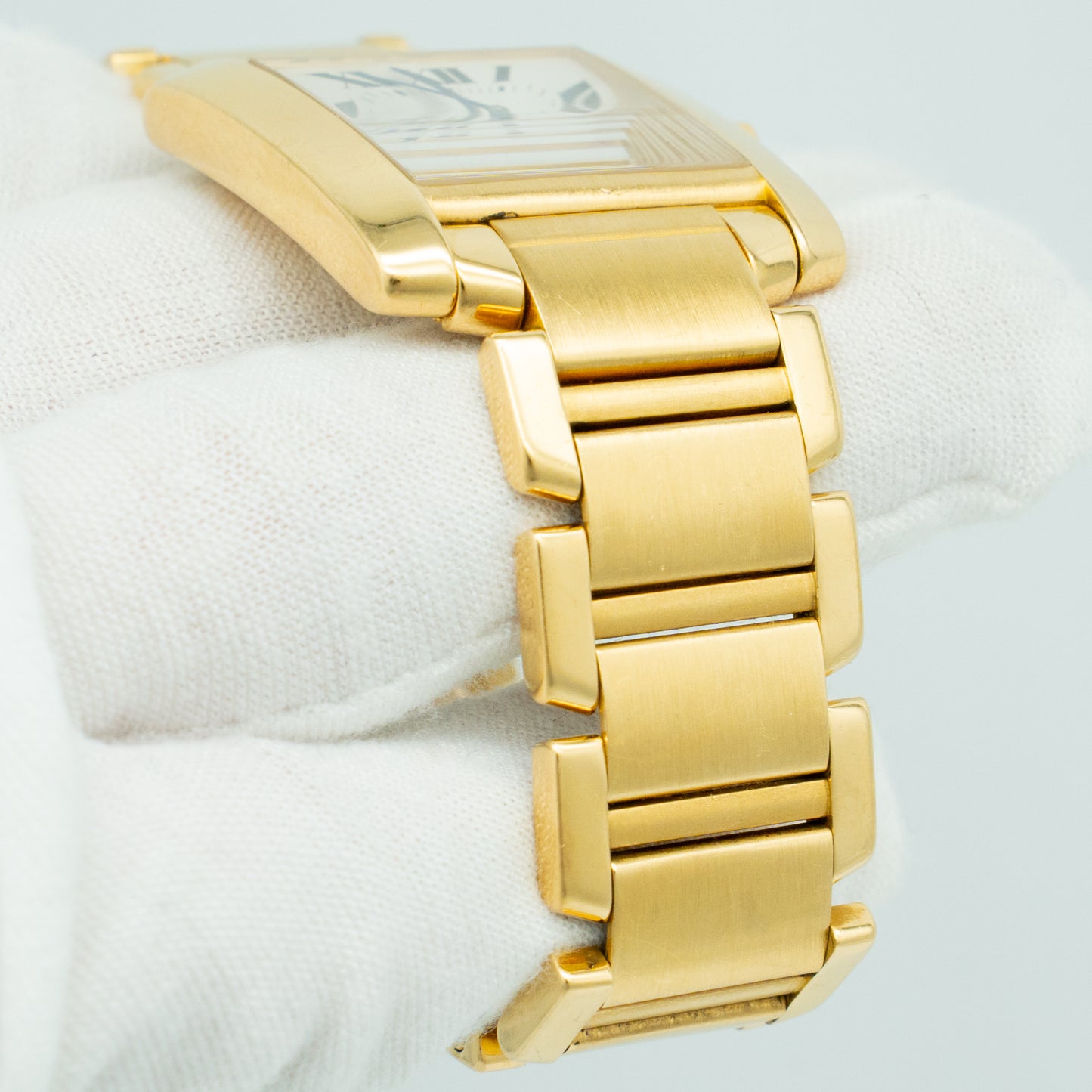 Cartier Tank Francaise 1840 Yellow Gold Ladies Watch