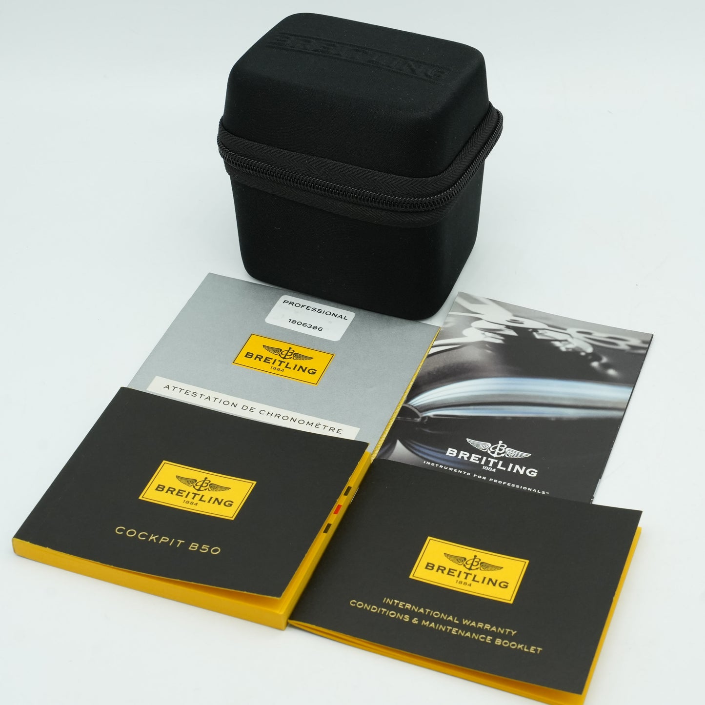 Breitling Cockpit B50 Night Mission VB501022/BD41 Original Box And Papers
