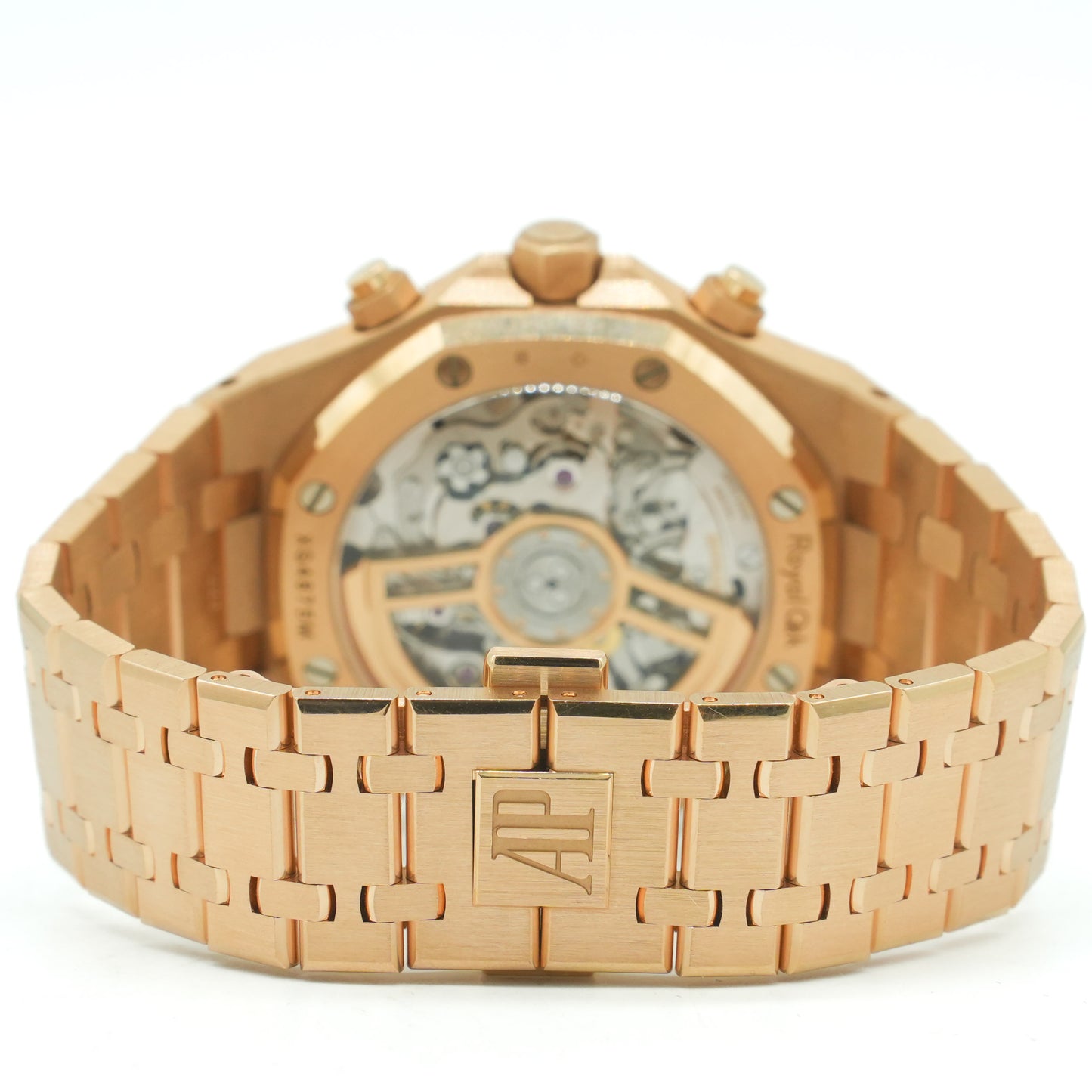 Audemars PIGUET ROYAL OAK CHRONOGRAPH 18K ROSE GOLD 26239OR BLUE DIAL FULL SET