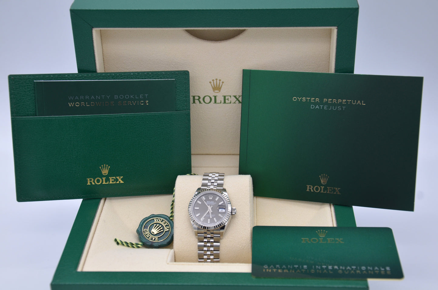 Rolex Lady-Datejust 28mm 279174 Steel Dark Grey Index