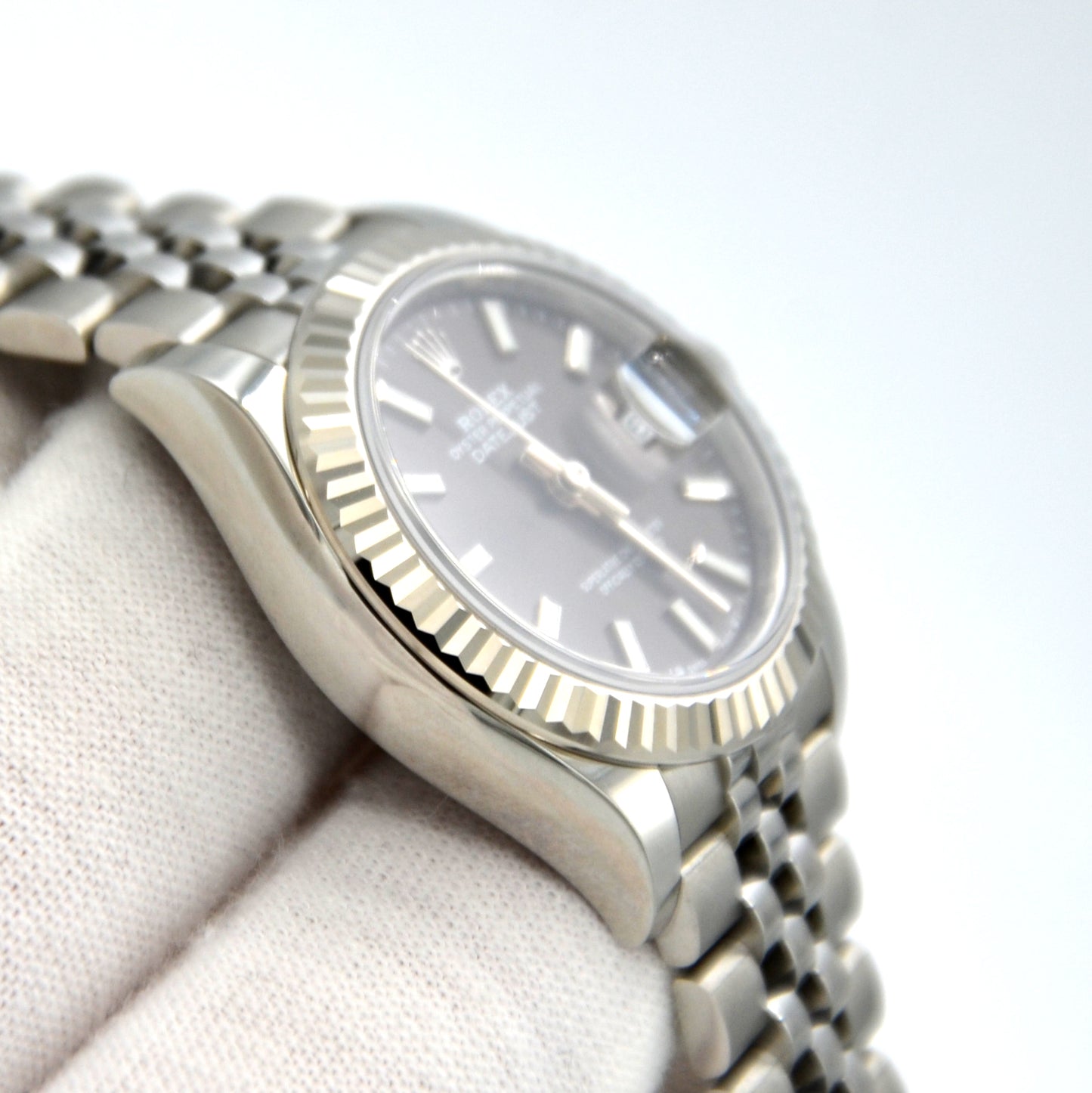Rolex Lady-Datejust 28mm 279174 Steel Dark Grey Index