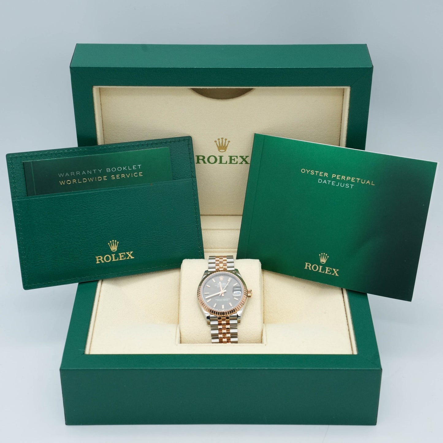 Rolex Datejust 31mm Gray Index Dial 278271 Original Box & Papers 2021
