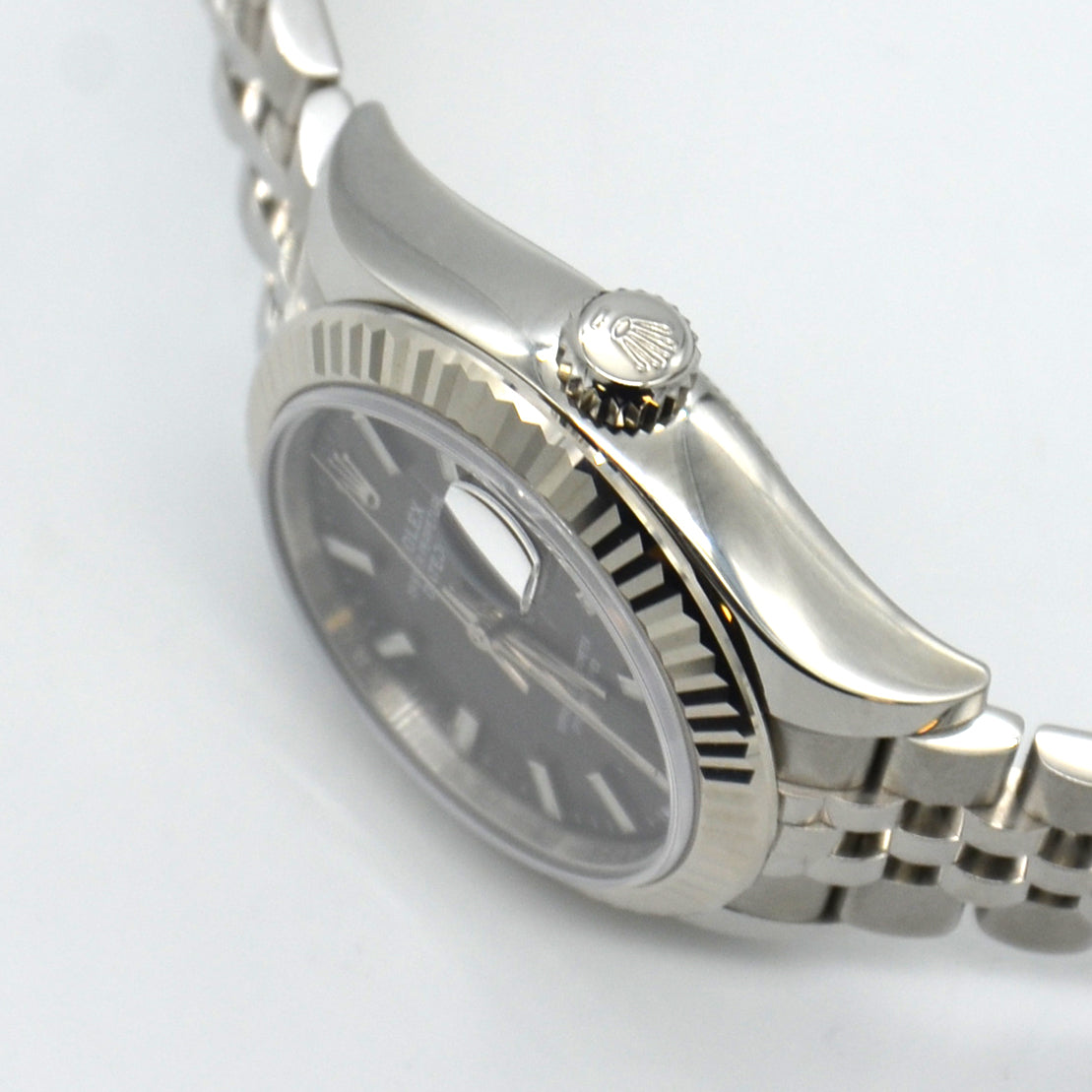 Rolex Lady-Datejust 28mm 279174 Steel Dark Grey Index