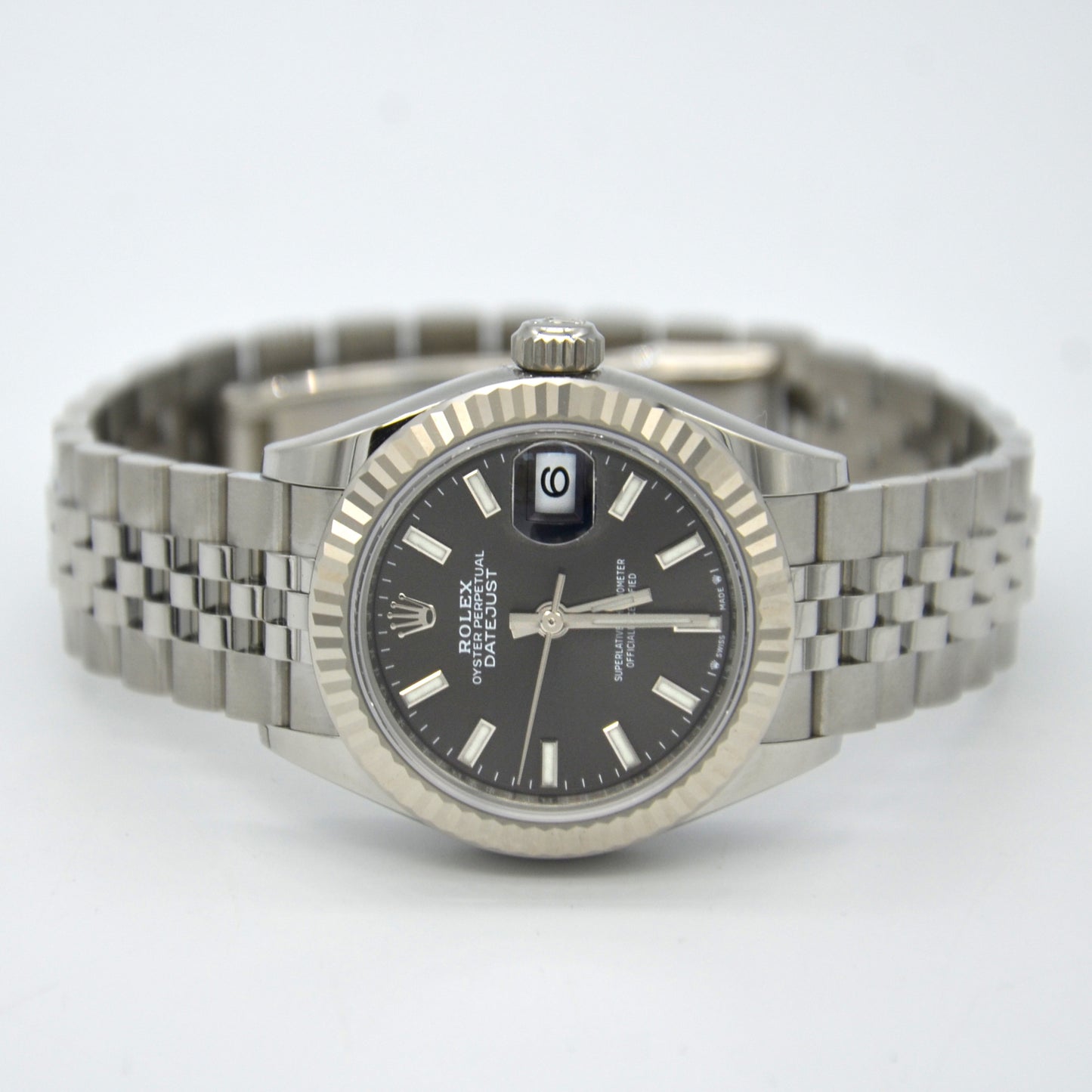 Rolex Lady-Datejust 28mm 279174 Steel Dark Grey Index