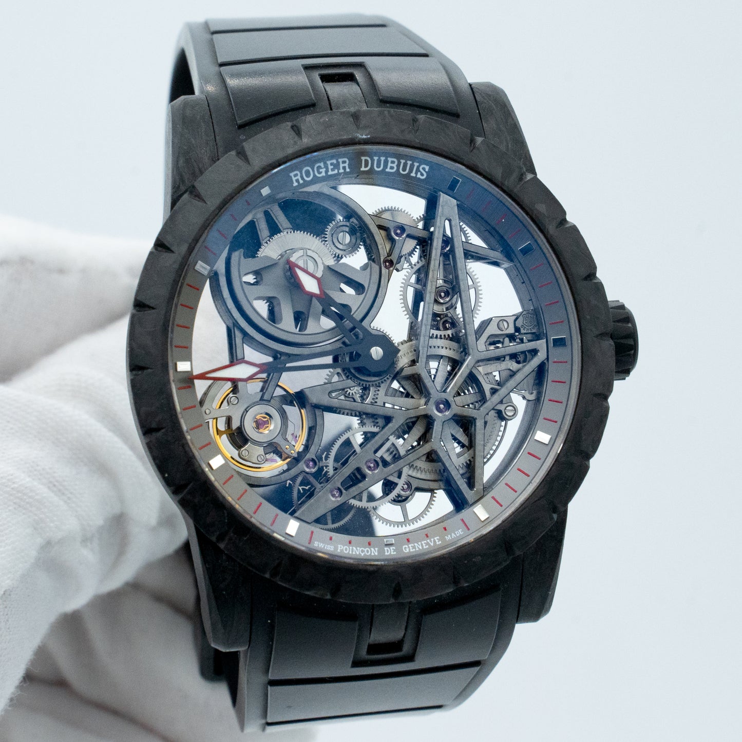Roger Dubuis Carbon Excalibur 42mm DBEX0508 Skeleton Dial