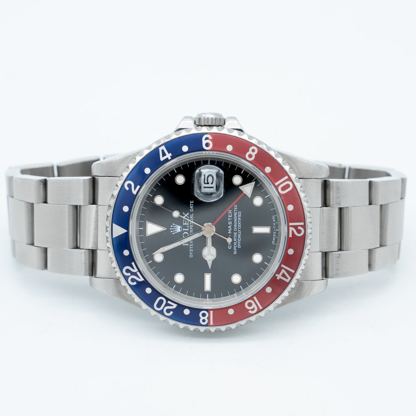 Rolex GMT-Master Pepsi Black Dial Steel 40mm 16700 1993