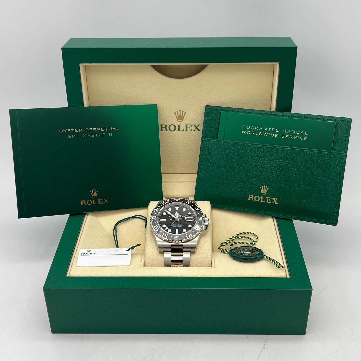 Rolex GMT Master II Bruce Wayne Oyster Bracelet 126710GRNR