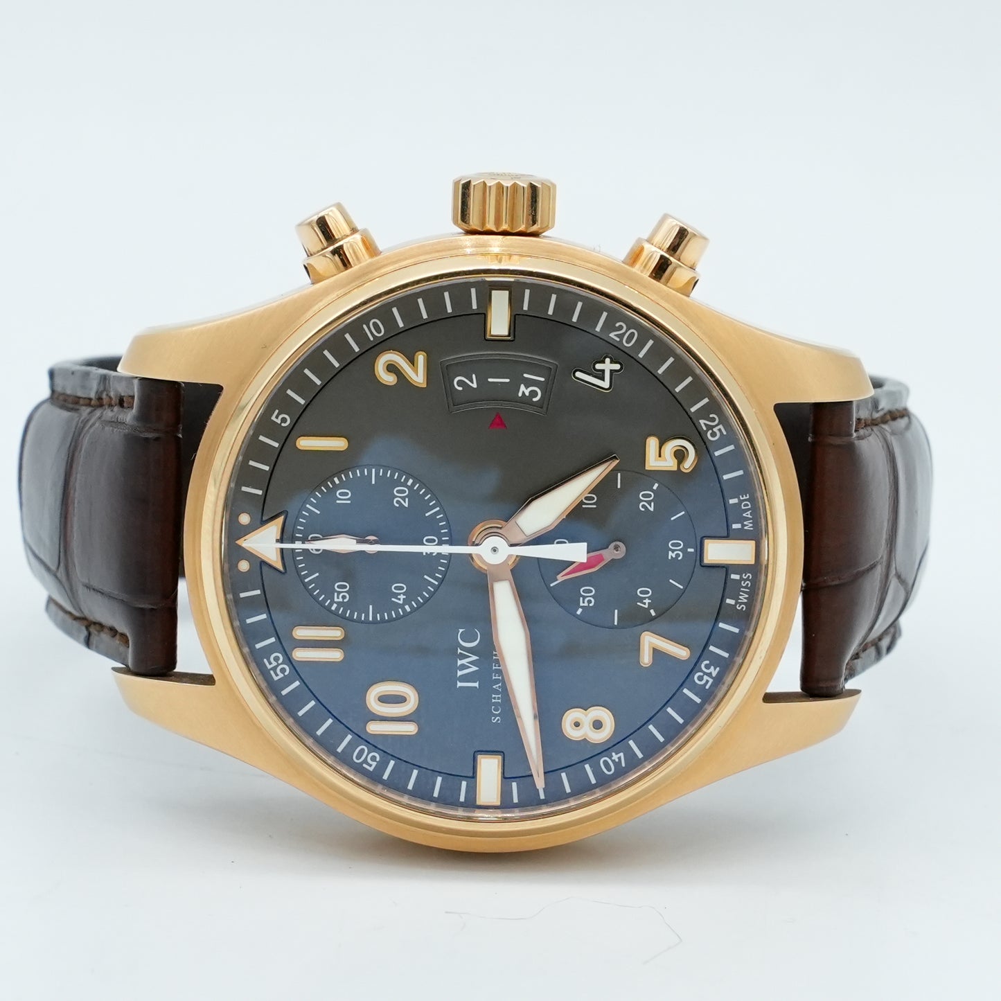 IWC Spitfire chronograph IW387803 Men's Watch in 18kt Rose Gold