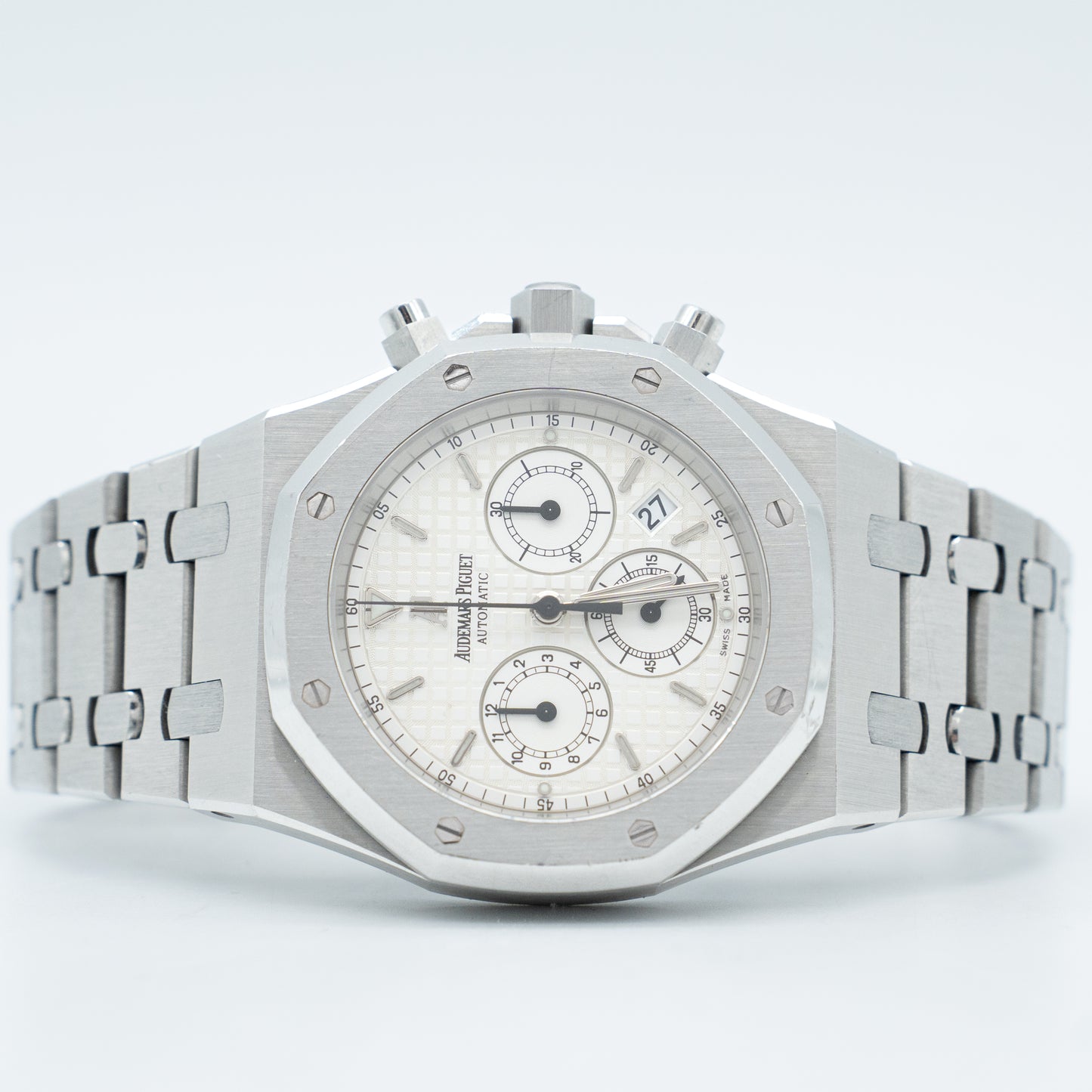 Audemars Piguet Royal Oak Chronograph White Dial Steel 25860ST