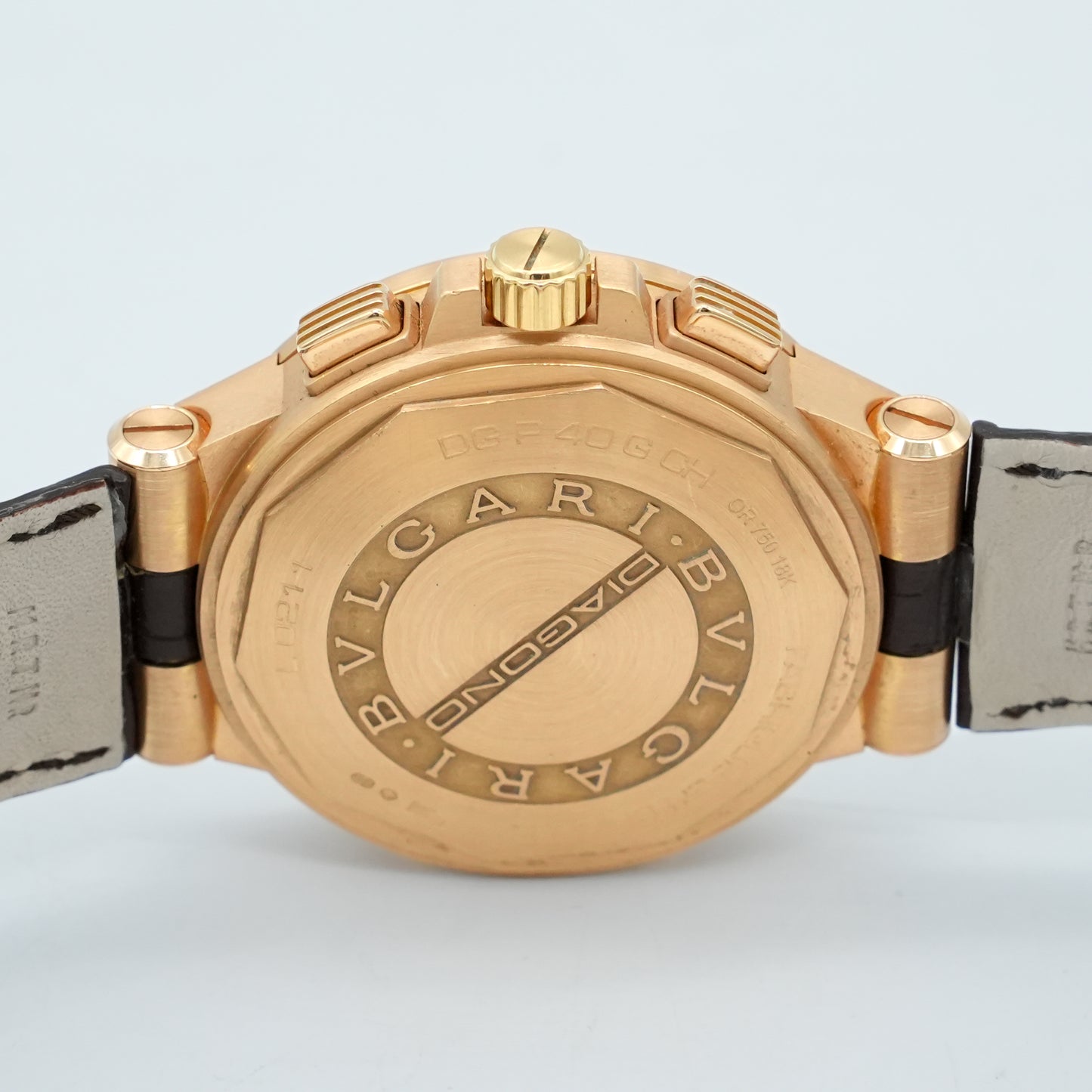 Bulgari Diagono Classic Chronograph 18kt YG Men's watch DG P 40 G CH