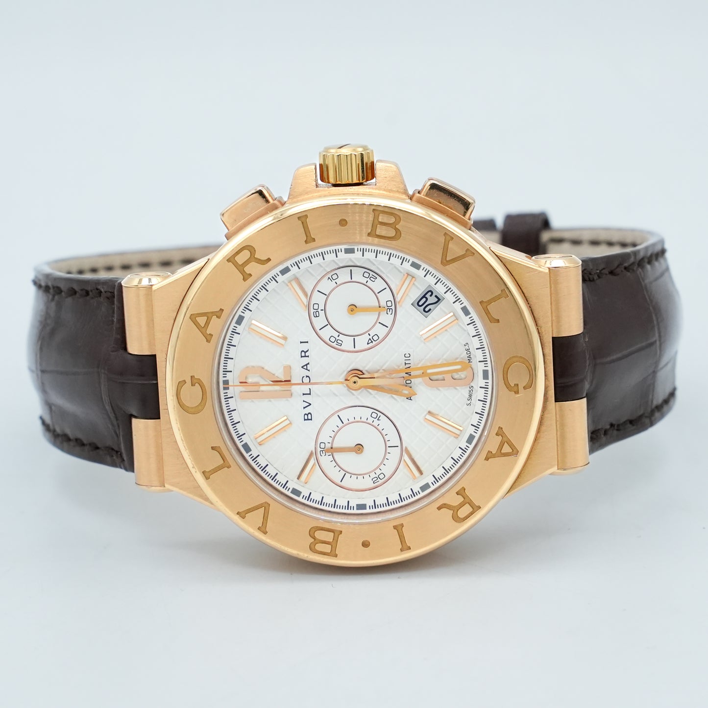 Bulgari Diagono Classic Chronograph 18kt YG Men's watch DG P 40 G CH