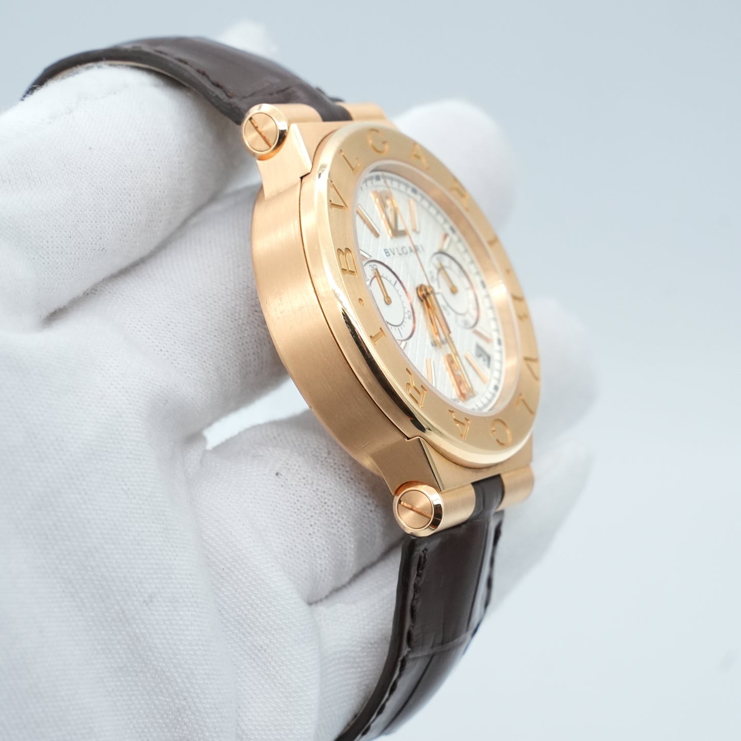 Bulgari Diagono Classic Chronograph 18kt YG Men's watch DG P 40 G CH