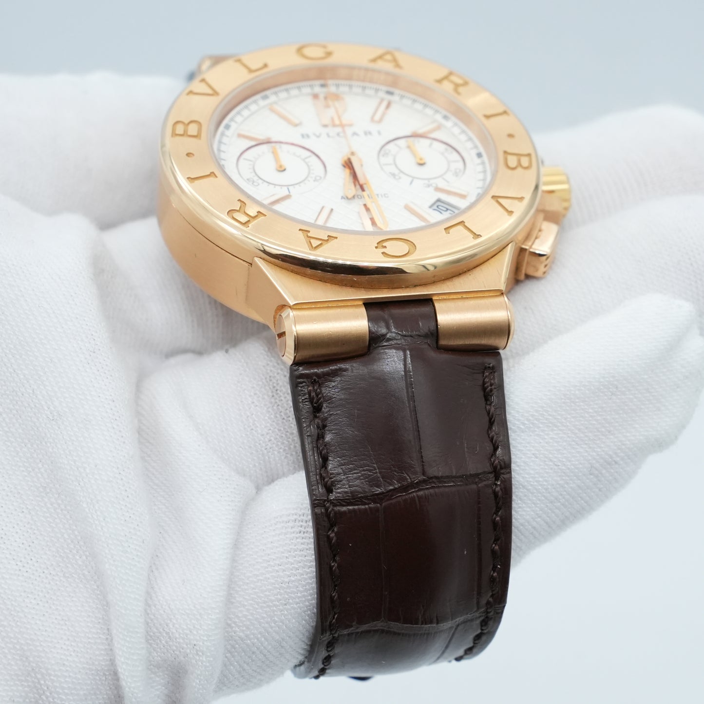 Bulgari Diagono Classic Chronograph 18kt YG Men's watch DG P 40 G CH