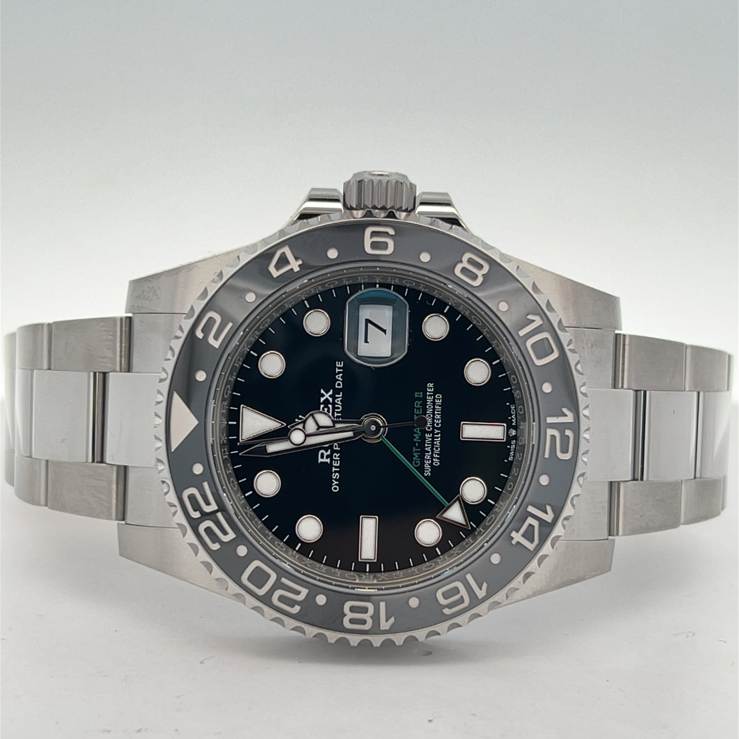 Rolex GMT Master II Bruce Wayne Oyster Bracelet 126710GRNR