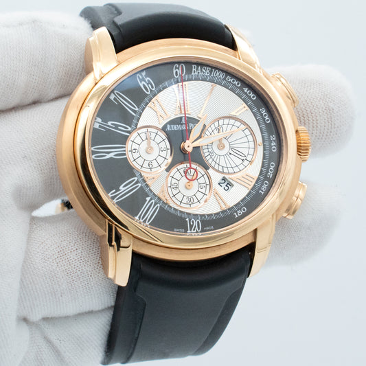 Audemars Piguet Watch Millenary Chronograph 26145OR.OO.D093CR.01 Rose Gold