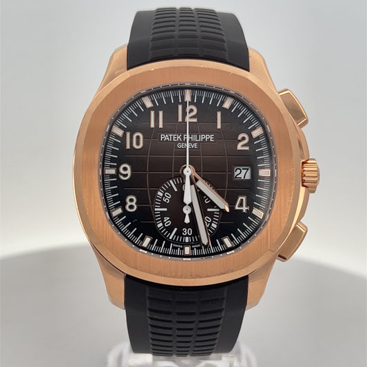 Patek Philippe Aquanaut 5968R-001 Chronograph Rose Gold Brown Dial
