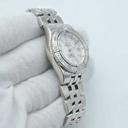 Breitling Starliner A71340 Quartz Women's Watch Mother of Pearl stainless steel