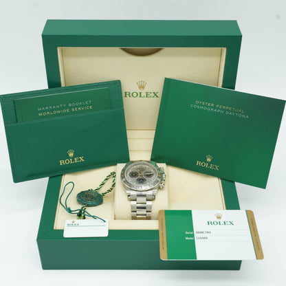Rolex Cosmograph Daytona, 40mm White Gold/Silver Dial 116509