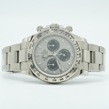 Rolex Cosmograph Daytona, 40mm White Gold/Silver Dial 116509