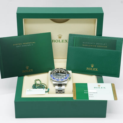 Rolex GMT-Master II BATMAN Stainless Steel Blue Black OYSTER 40mm 116710BLNR