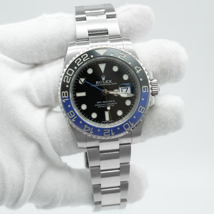 Rolex GMT-Master II BATMAN Stainless Steel Blue Black OYSTER 40mm 116710BLNR