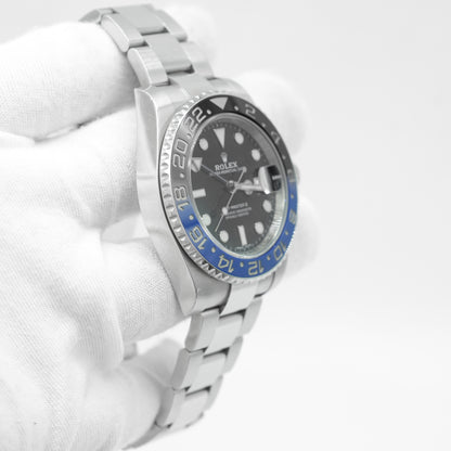 Rolex GMT-Master II BATMAN Stainless Steel Blue Black OYSTER 40mm 116710BLNR
