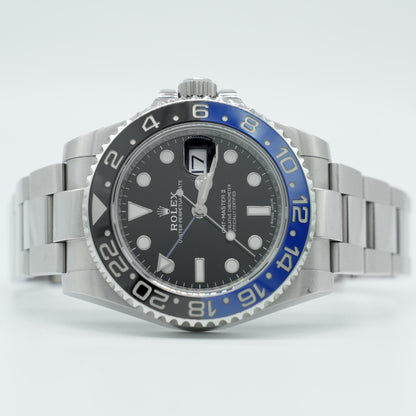 Rolex GMT-Master II BATMAN Stainless Steel Blue Black OYSTER 40mm 116710BLNR
