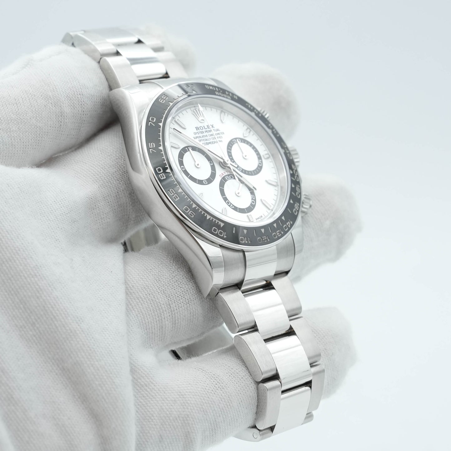 Rolex Cosmograph Daytona 126500LN Panda White Dial B&P