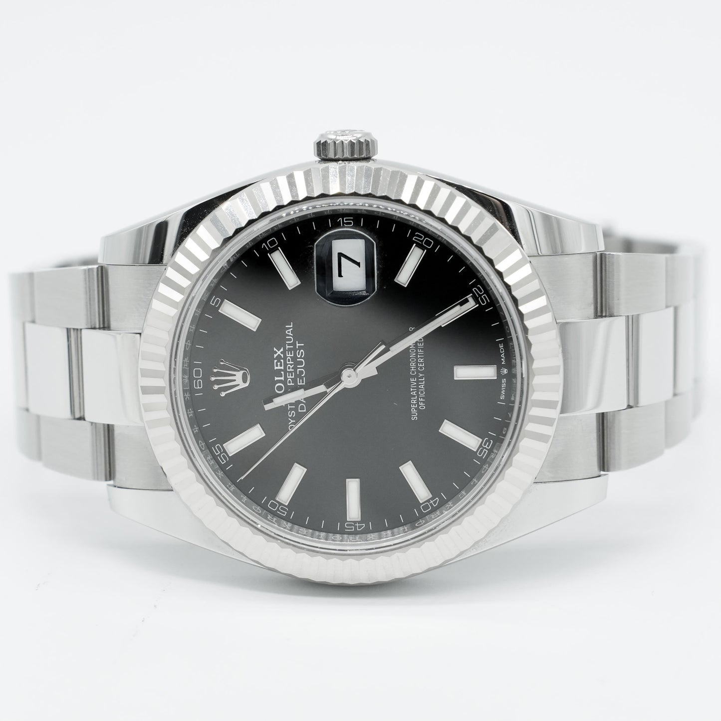 Rolex Datejust Black Dial 126334 Fluted Bezel Jubilee Bracelet 41MM 2021