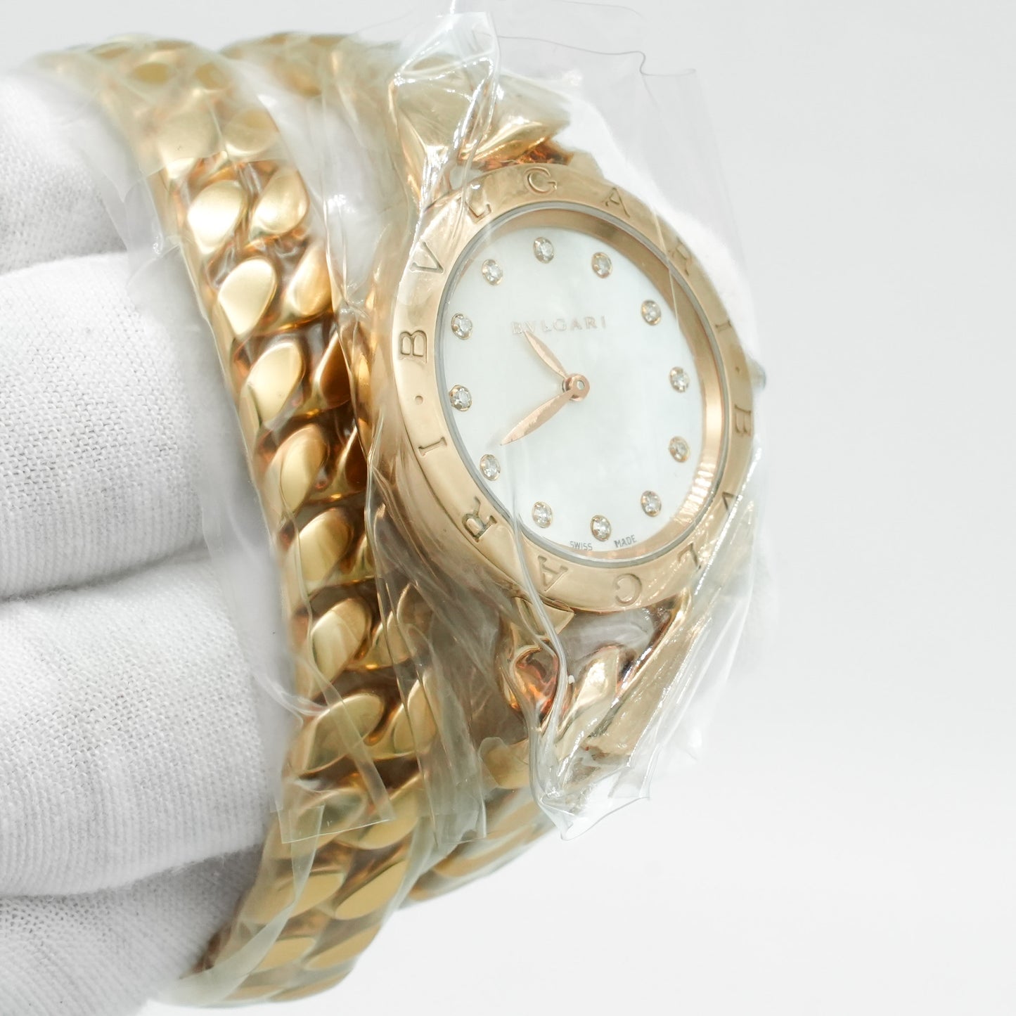 Bulgari Catene Rose Gold 102052 Women's Luxury 18k Catene Dial