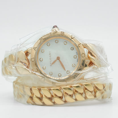 Bulgari Catene Rose Gold 102052 Women's Luxury 18k Catene Dial