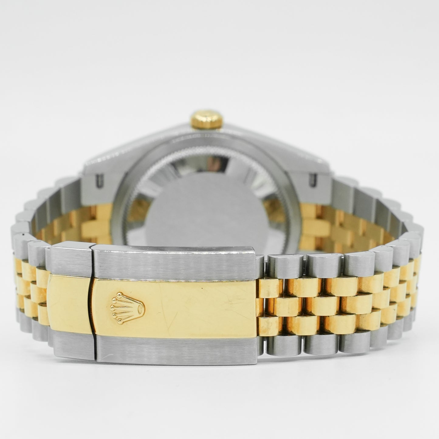 Rolex Datejust 36m 126233 Diamond Black Steel Yellow Gold