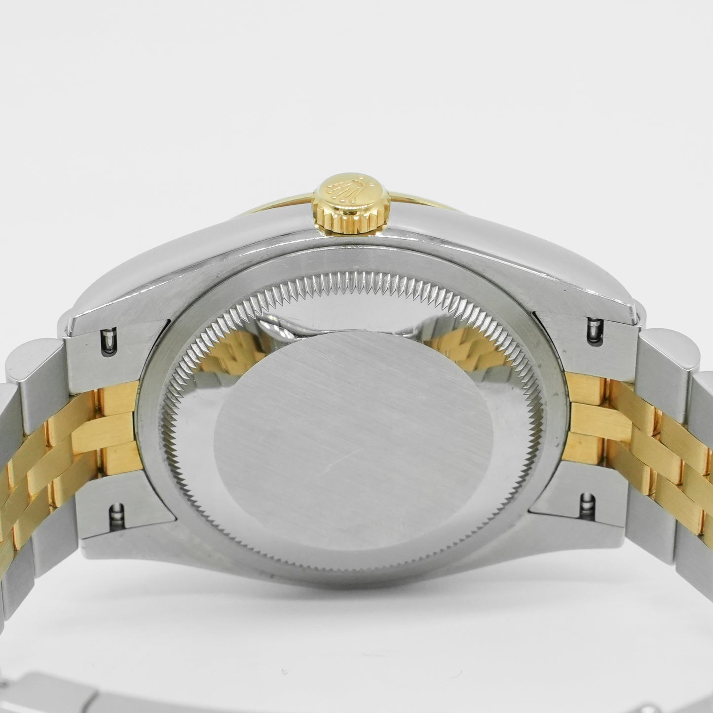 Rolex Datejust 36m 126233 Diamond Black Steel Yellow Gold