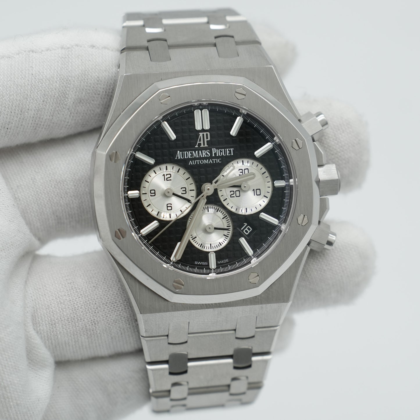 Audemars Piguet Royal Oak Chrono Steel Mens Watch 26331ST.OO.1220ST.02 BP