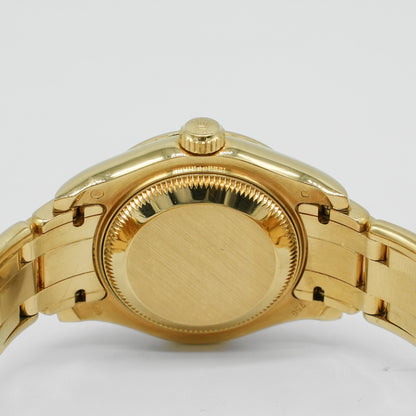 Rolex 18K Yellow Gold 80298 Lady-Datejust Pearlmaster with 2023 Service Card