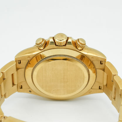 Rolex Daytona Cosmograph Yellow Gold White Dial 116508