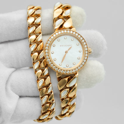 Bulgari Catene 18K Rose Gold Women's Watch 102171 with Box