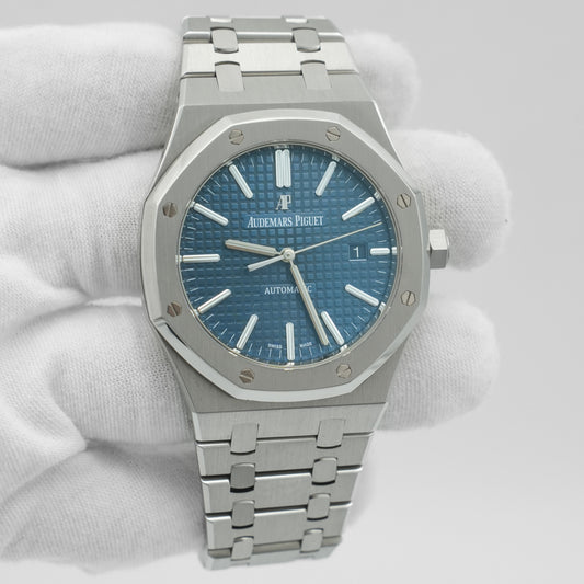 Audemars Piguet Royal Oak 41MM Selfwinding Blue Dial Steel 15400ST.OO.1220ST.03