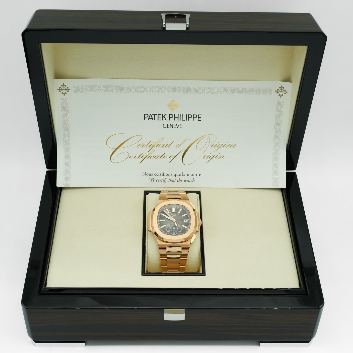 Patek Philippe Nautilus 5980/1R-001 Chronograph Rose Gold BP 2023