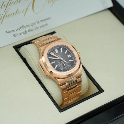 Patek Philippe Nautilus 5980/1R-001 Chronograph Rose Gold BP 2023