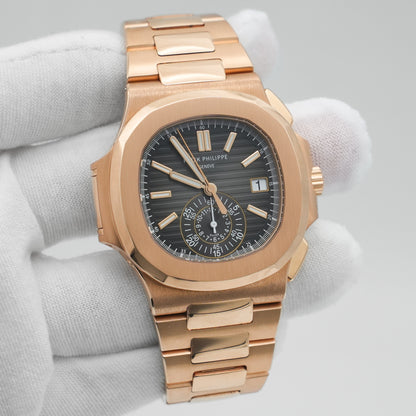 Patek Philippe Nautilus 5980/1R-001 Chronograph Rose Gold BP 2023