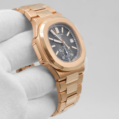 Patek Philippe Nautilus 5980/1R-001 Chronograph Rose Gold BP 2023