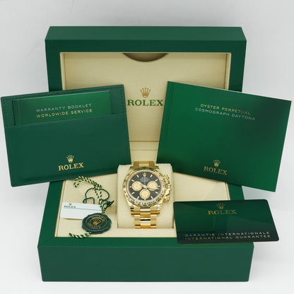 Rolex Daytona 40mm 126508 18K Yellow Gold Black Dial