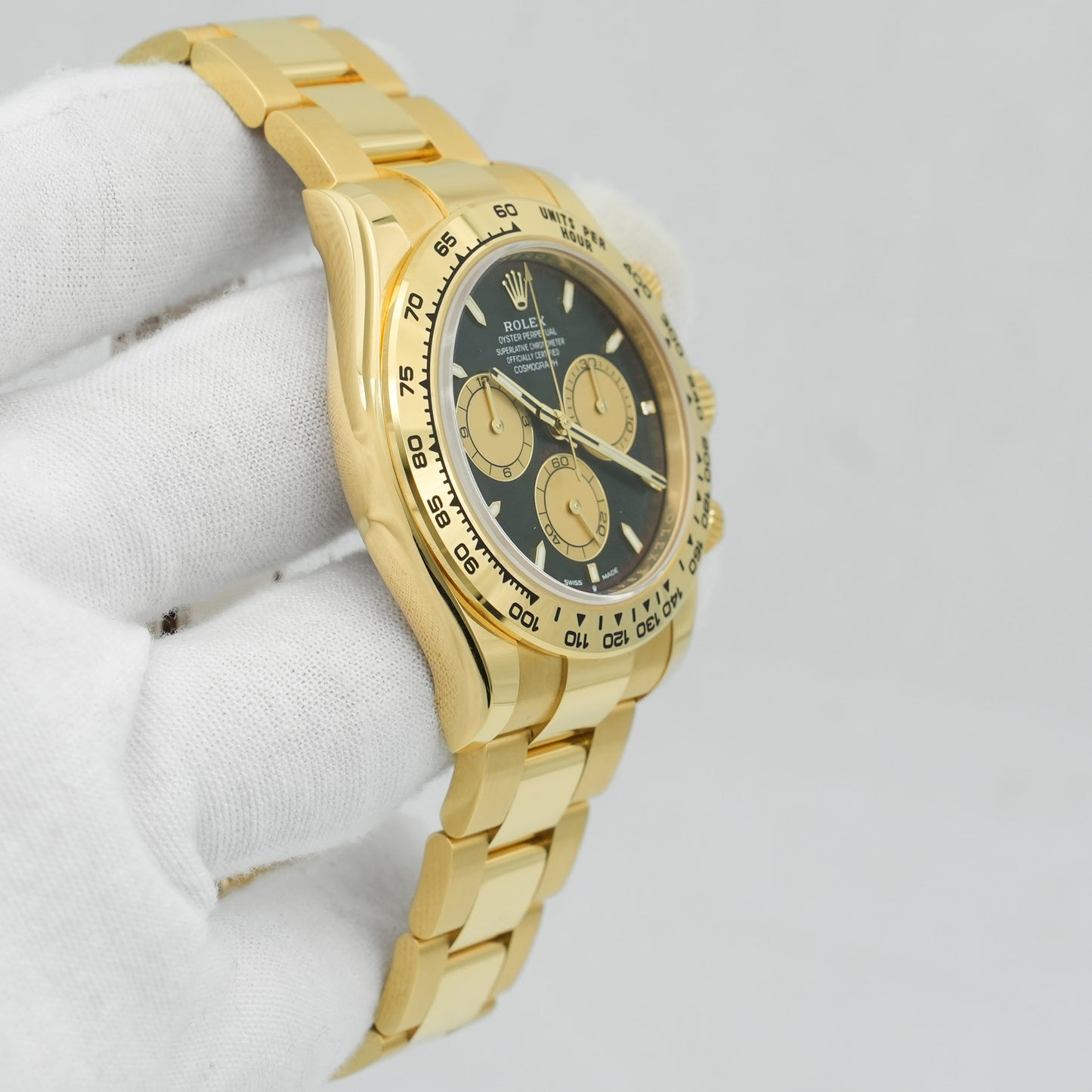 Rolex Daytona 40mm 126508 18K Yellow Gold Black Dial