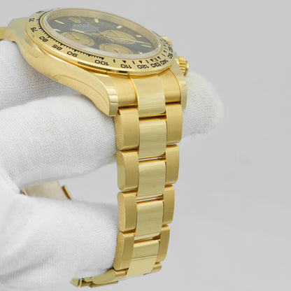 Rolex Daytona 40mm 126508 18K Yellow Gold Black Dial