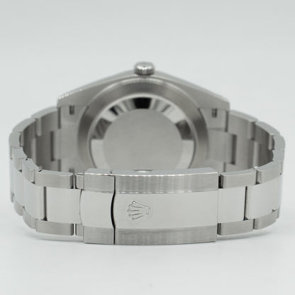 Rolex Datejust 41 Stainless Steel Factory Black Diamond Dial 126334