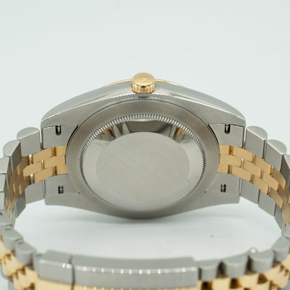 Rolex Datejust 41mm Fluted Bezel Slate Green Roman Dial 126333