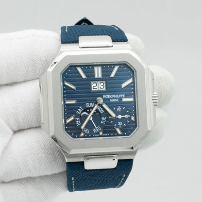 Patek Philippe Cubitus 5822P-001 Platinum Blue Dial Moon Phase (2025)