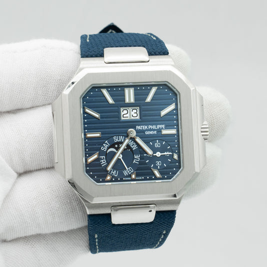 Patek Philippe Cubitus 5822P-001 Platinum Blue Dial Moon Phase (2025)