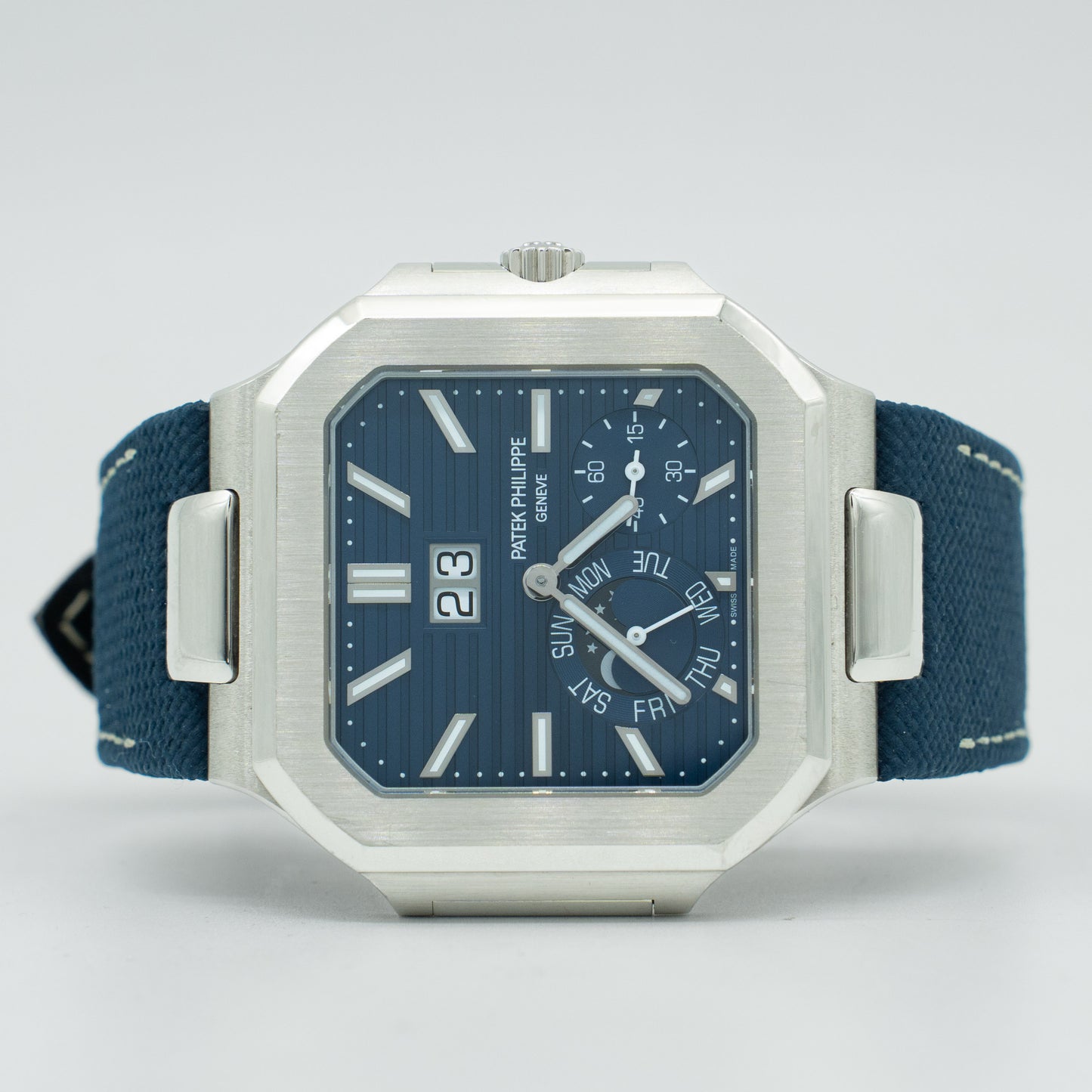 Patek Philippe Cubitus 5822P-001 Platinum Blue Dial Moon Phase (2025)